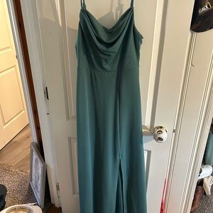 Birdy grey sea glass dress Xs ash crepe